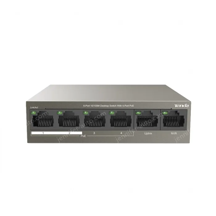 6-Port 10/100M Desktop Switch with 4-Port PoE