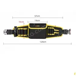 Yellow thickened tool belt bag medium bag