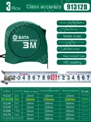 Level 1 accuracy: 3 meters, ruler width, 16mm-91312B