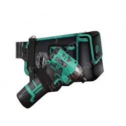 The waist bag can hold a mobile phone and a power drill 1680D wear-resistant zipper+electric drill buckle