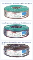 LED light connecting cable 24AWG*4 and (11/0.14TS)