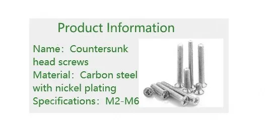 Electronic screws M1.4*2.5