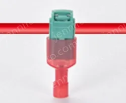 T4 green 0.5-1.5 square hard wire-T-type no-break wire terminal