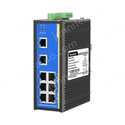 8 Ports 10/100M T(x) Din-Rail Managed Industrial Ethernet Switch