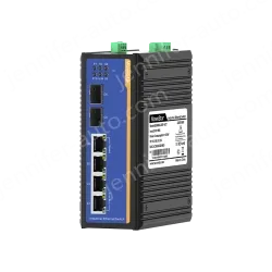 [Gigabit 2 Optical 4 Electrical] Ring Network Management Industrial Switch