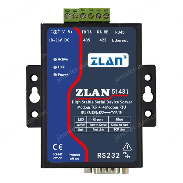 ZLAN5143I Full-isolation Serial Device Server