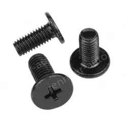 Carbon steel thin head screws M6*18*12