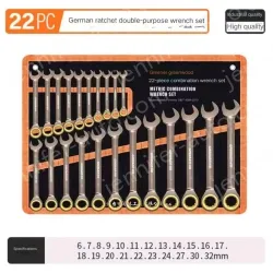 22 Pieces of Dual-purpose Ratchet (6-32)