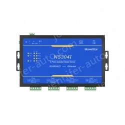 4 Ports RS485/422 Serial to 100M Ethernet Opto-isolated Server