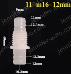 11-M16-12-Feed-through plastic connectors