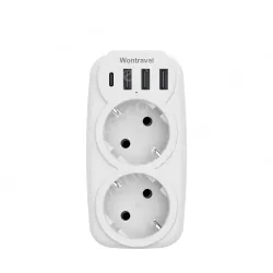 Europe plug USB C charging wall socket
