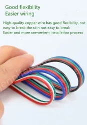 LED light connecting cable 26AWG*4 and (7/0.16TS)