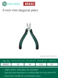 5 inch diagonal pliers 05522