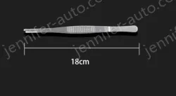 Stainless steel tweezers Straight round toe (thick) 18cm