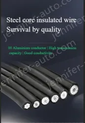 Steel core insulated wire 10KV3.4 thickness*JKLGYJ-16/3