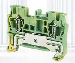 ST-2.5PE Grounding Terminal Block Spring Terminal Block Pull-back Yellow and Green Spring Grounding Strip