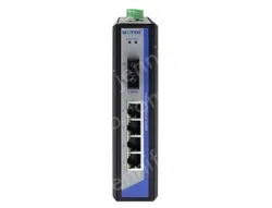 UOTEK 10/100M 1 Fiber 4 RJ-45 Ports Industrial Switch