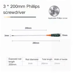 Phillips screwdriver 3*200