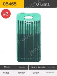 10Pcs single head cross #3 with a total length of 150mm-05465