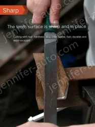 Fine-toothed square file 12 inches with a total length of 430mm