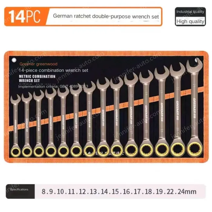 14 Pieces of Dual-purpose Ratchet (8-24)