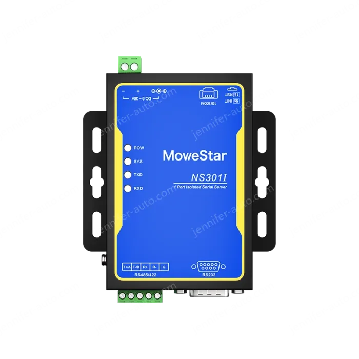 1 Port RS232/485/422 Serial to 100M Ethernet Opto-isolated Server