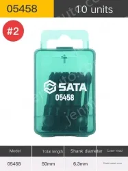 10Pcs single head cross #2 total length 50mm-05458