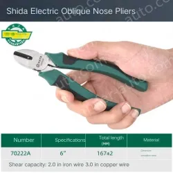 6" diagonal pliers stripper 70222A