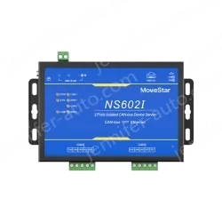 2 Ports CAN-bus To Ethernet Opto-isolated Wall-mounted Ethernet CAN-bus Server