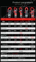 DE66A Measure AC Current No NCV
