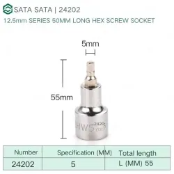 Dafei 5mm with a total length of 55mm-24202