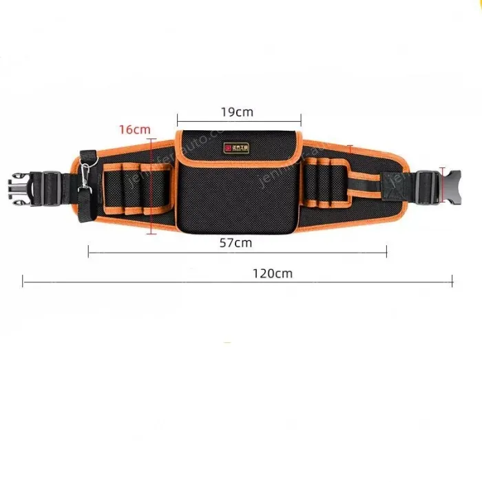 Orange padded tool belt bag Medium bag