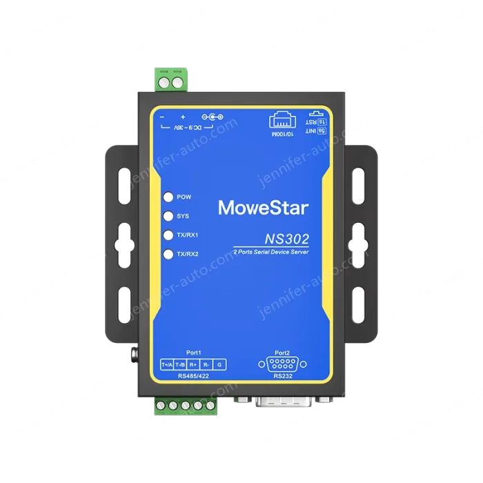 1 Port RS232 + 1 Port RS485/422 Serial to 100M Ethernet Server