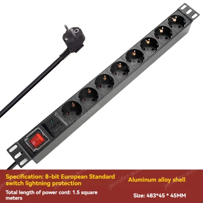 8-bit European standard + switch lightning protection * 2 meters cable