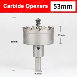 Stainless steel special hole opener 53mm