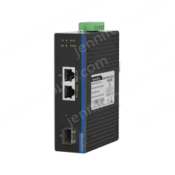 1 Port Gigabit SFP + 2 Ports Gigabit RJ45 Din Rail industrial media converter