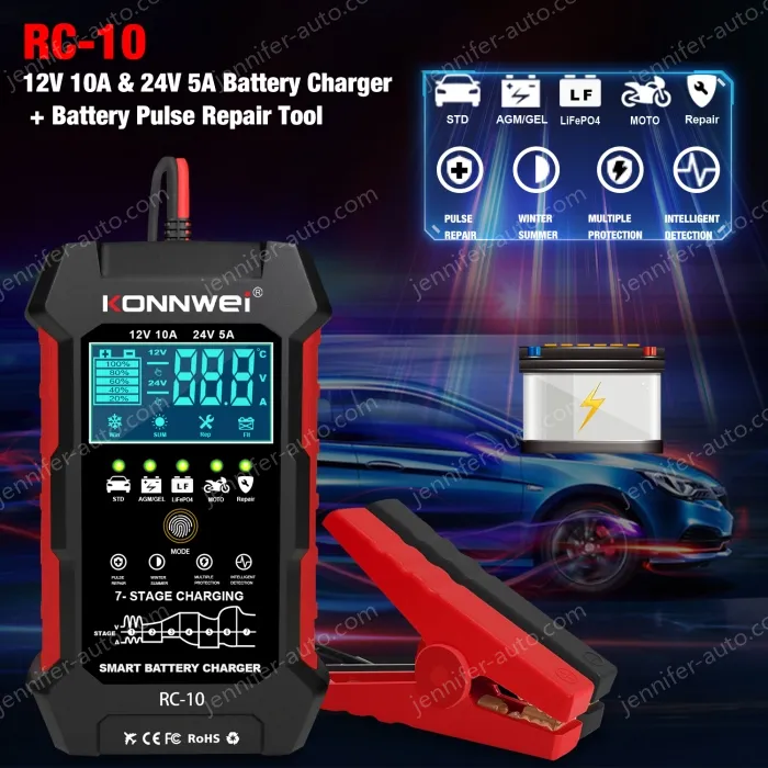 RC-10 Automotive Fault Diagnosis Instrument Engine Fault Reading Fault Code Query Playback Function Testing Tools