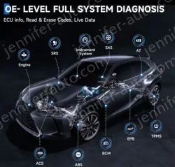 ANCEL FX5000 Automotive Code Reader OBD Full System Diagnostic Tool