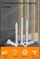 Flat head tapping screws Phillips countersunk head