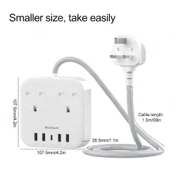 New Type C UK Power Strip