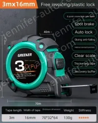 Drop resistance, wear resistance/rubber lagging self-locking: 3m&times;16MM class II. accuracy