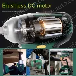 Electric wrenches Standard version 4.0Ah two-electric and one-charge wrench + angle grinder combination
