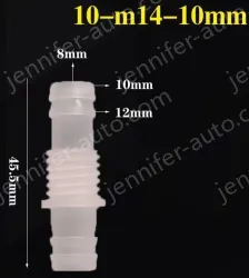 10-M14-10-Feed-through plastic connectors