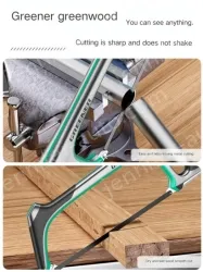 Heavy Duty Industrial Grade Hacksaw Includes 2 carbon hacksaw blades with a blade to store the blade