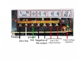 AC 220V to DC transformer 12V 40A 480w
