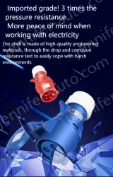 4 pole 16A plug