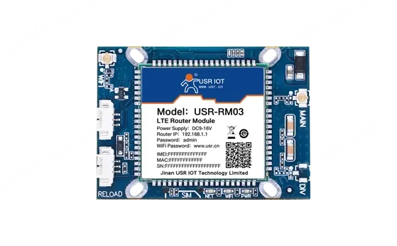 Dual-network port 4G wireless router module
