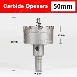 Stainless steel special hole opener 50mm