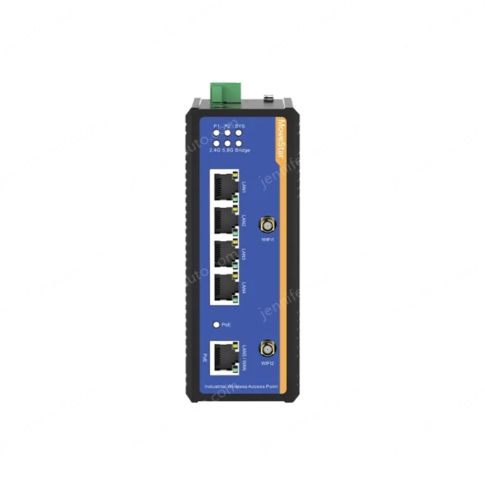 5 Ports Gigabit RJ45 Din-Rail Dual Band Wi-Fi6 Wireless Router