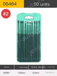 10Pcs single head cross #2 total length 150mm-05464